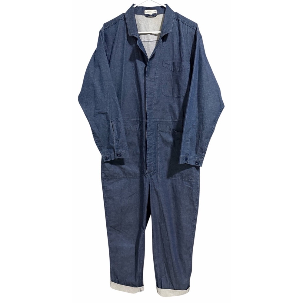 Alex Mill Indigo Blue Jumpsuit Women's Size‎ Medium